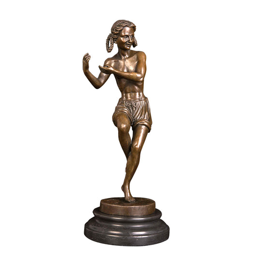 AH-131 Home Decoration Accessories Dancer Statue Bronze Sculpture Ballet Girl Figurines bronze sculpture fir girl gift