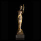 AH-003B Dancer Girl Bronze Art Decor Modern Bronze Gold Statue Sculpture Famous Reproduction Bronze Figurines For Collectible