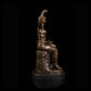 AH-015 goth home decor room decoration accessories office decor modern sculpture bronze girl and bird statue decor hogar