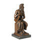 AH-001 Moses Statue Bronze Replica by Michelangelo Famous Western Sculpture Figurine Collectible Art Decor