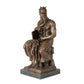 AH-001 Moses Statue Bronze Replica by Michelangelo Famous Western Sculpture Figurine Collectible Art Decor