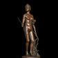 AH-077 Diana Artemis Statue Sculpture Bronze Greek Goddess of Hunting Moon Figurine Antique Copper Art Decor Accessories