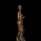 AH-077 Diana Artemis Statue Sculpture Bronze Greek Goddess of Hunting Moon Figurine Antique Copper Art Decor Accessories